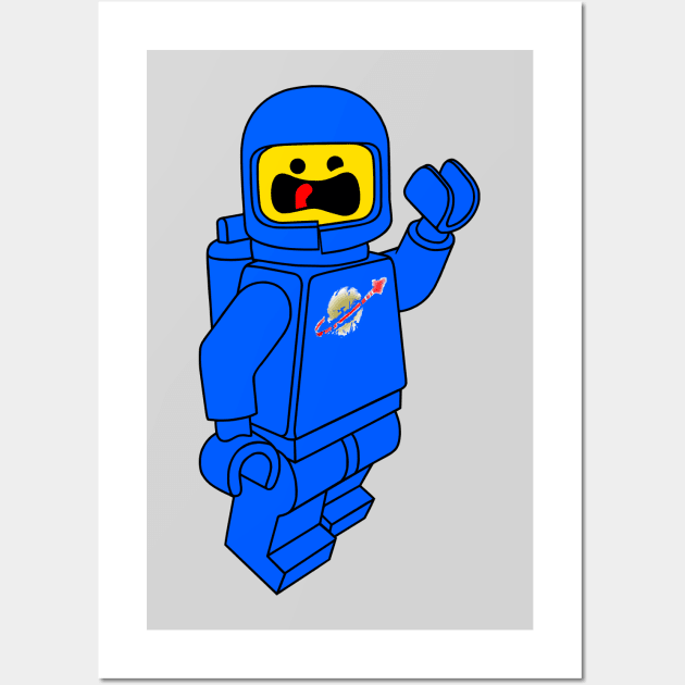 Spaceman! (Benny) Wall Art by HenriDefense